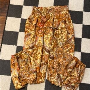 #117. Paisley Print Harem Pants